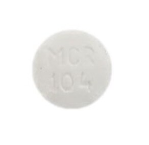 Pill Finder: MCR 104 White Round - Medicine.com